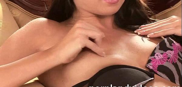  hot anal masturbation with petite brunette teen Diana